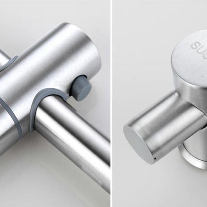 Lisslune | Popular Bathtub Filling Station Trim 304 Stainless Steel Wall Mounted Bathtub Filling Station