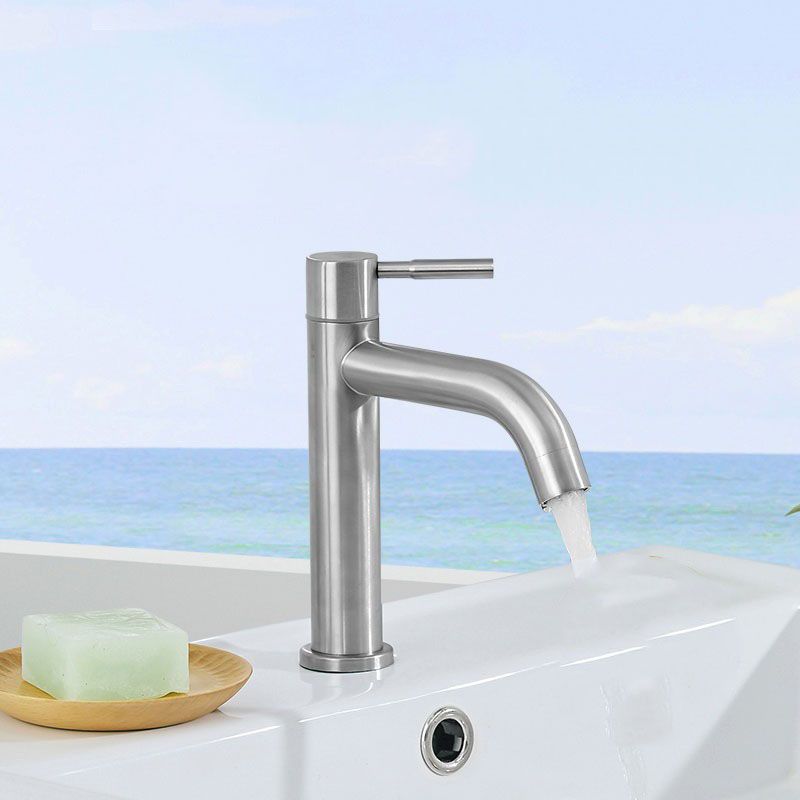 Lisslune | Industrial Vessel Fitting Stainless Steel Lever Handle Basin Mixer