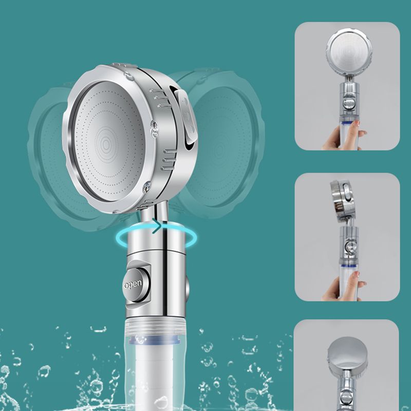 Lisslune | Bathroom Shower Head Brass Round Filter Shower Head with Hose