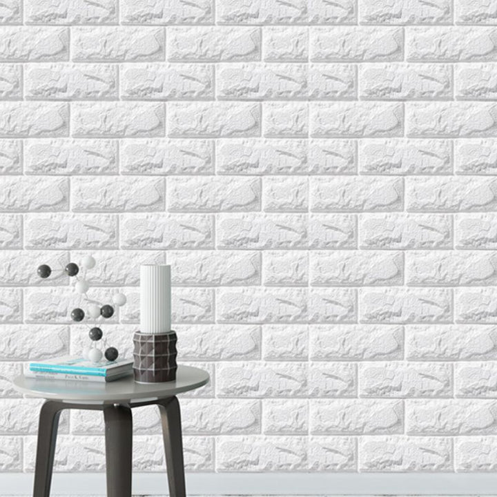 Lisslune | Modern Wall Tile PVC 3D Embossing Self-Adhesive Waterproof Interior Wall Panel