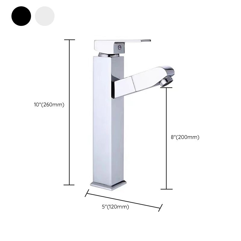 Lisslune | Contemporary Vessel Faucet Pull-Down Faucet with Single Handle