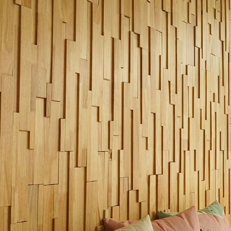 Lisslune | Solid wood wall panel Modern Minimalist living space wall panel (1-Pack)
