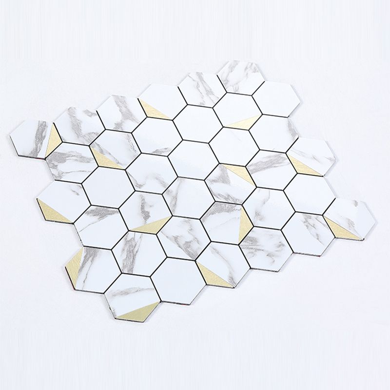 Lisslune | Kitchen mosaic tile wallpaper waterproof, removable and adhesive back tiles