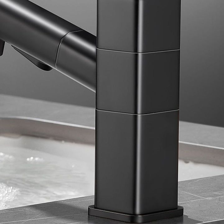 Lisslune | Bathroom Vessel Water Faucet Lever Handle 1 Hole Vessel Sink Faucet