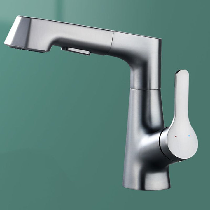 Lisslune | Modern Faucet Solid Copper Centerset Bathroom Faucet