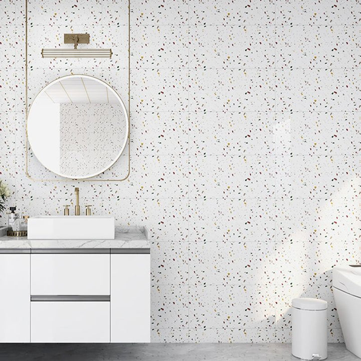 Lisslune | Modern Peel and Stick Back Panel Rectangular Peel and Stick Back Panel Wall Tile