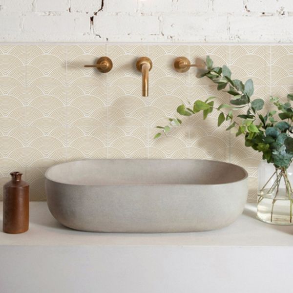 Lisslune | Modern Mosaic Tile Peel and Stick Tile Pvc Kitchen Backsplash Peel and Stick Wall Tile