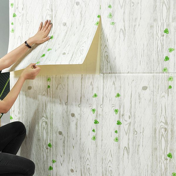 Lisslune | Plastic Wall Paneling Peel and Stick 3D Wall Paneling with waterproof