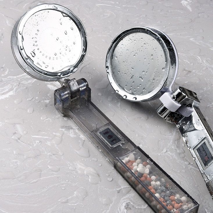 Lisslune | Standard Constant Temperature Shower Head Round Metal Adjustable Spray Pattern Shower Head