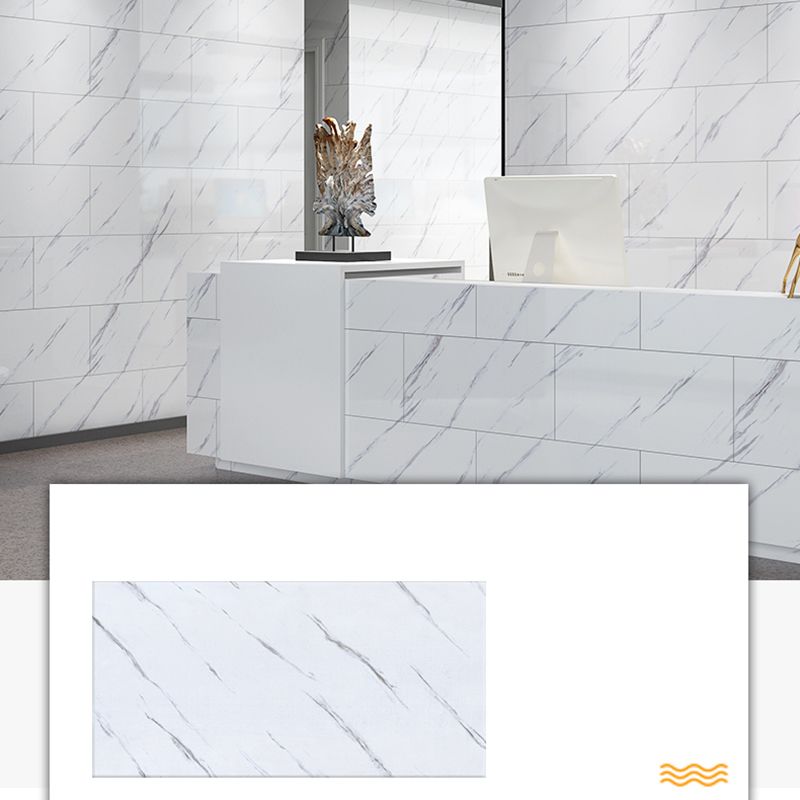 Lisslune | PVC Rectangular 3-Pack 12" X 23" Peel & Stick Mosaic Tile Kitchen and Bath Backsplash