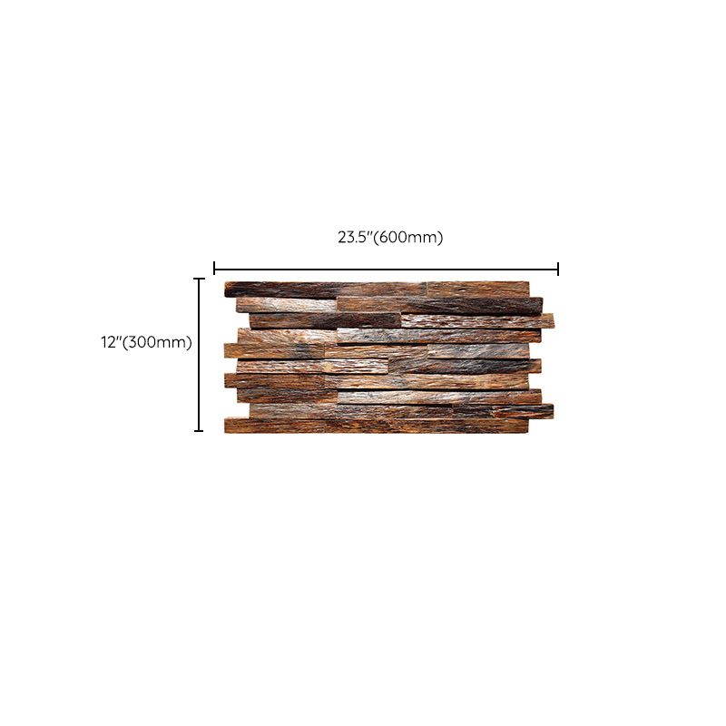 Lisslune | Solid Wood Wall Panel in Country House Style Commercial Living Space Wall Plate (1-Pack)