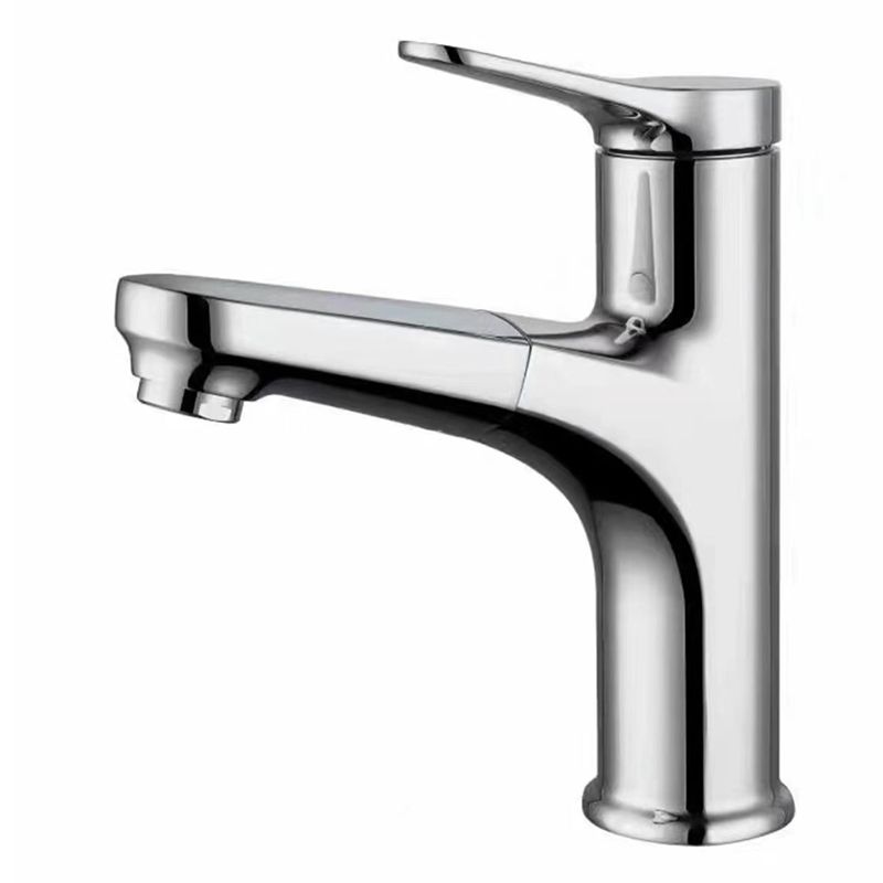 Lisslune | Modern Style Extendable Ship Faucet Copper Single Handle Basin Faucet for the Bathroom