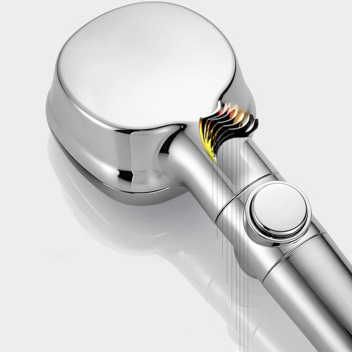 Lisslune | Shower Head Bathroom Square Controllable Brass Handheld Shower Head
