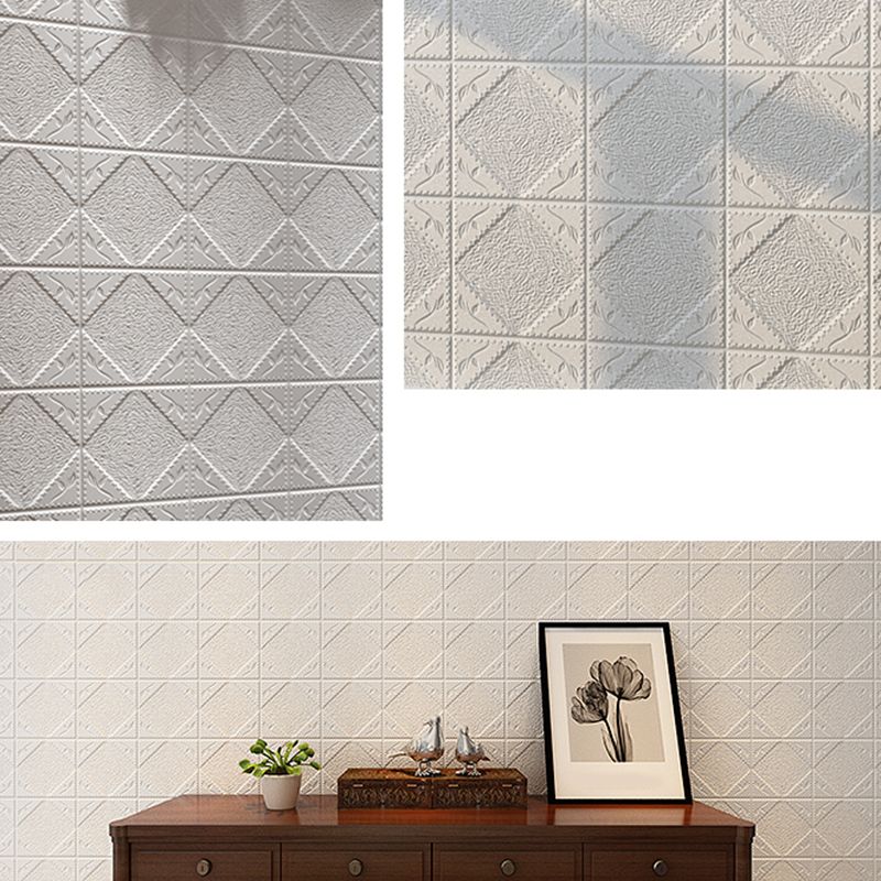 Lisslune | Modern wall cladding 3D embossed PVC self-adhesive waterproof wall access panel