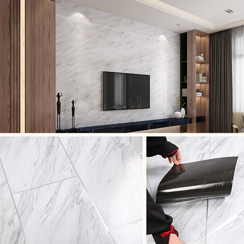 Lisslune | Modern Field Tile/Single Tile Wallpaper PVC Peel and Stick Backsplash Wall Tile