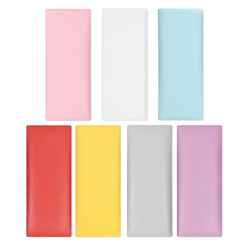 Lisslune | Padded Wall Panel Solid Color PU Leather Waterproof Wall Panel for Children's Room
