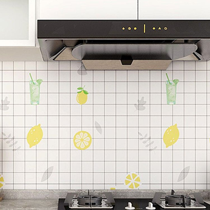 Lisslune | Modern Peel and Stick Back Wall Tile PVC Rectangular Wallpaper
