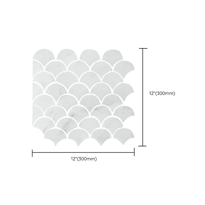 Lisslune | Peel & Stick Subway Tiles Plastic Stain Resistant Peel & Stick Subway Tiles 5-Pack