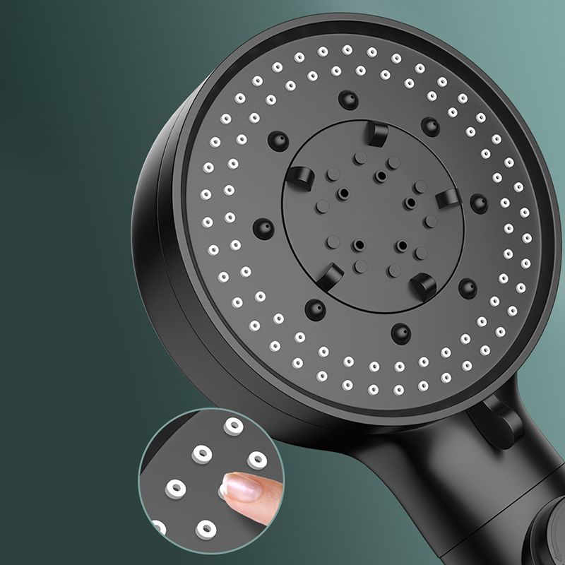 Lisslune | Bathroom Showerhead 5-Spray Round Handheld Shower Holder Wall Mount Showerhead