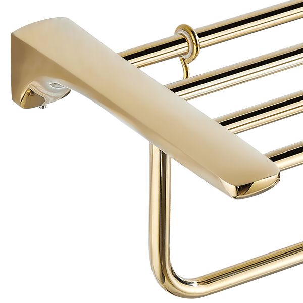 Lisslune | Traditional Bathroom Faucets Gold Bath Shelf Bathroom Accessory Set