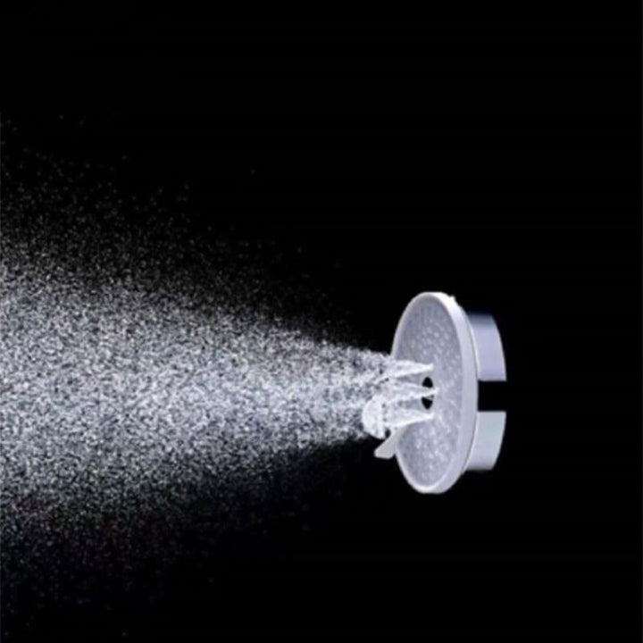 Lisslune | Matt Black Hand Shower Modern 3-Stream Round Wall Mounted Hand Shower