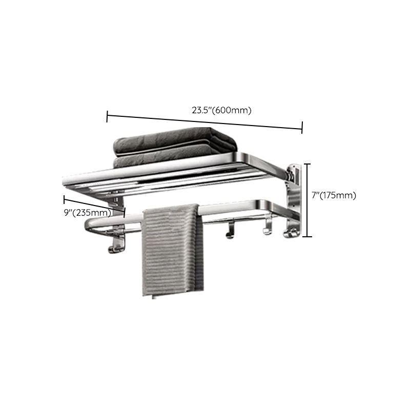 Lisslune | Modern Polished Chrome Bathroom Accessory Set Made of Stainless Steel