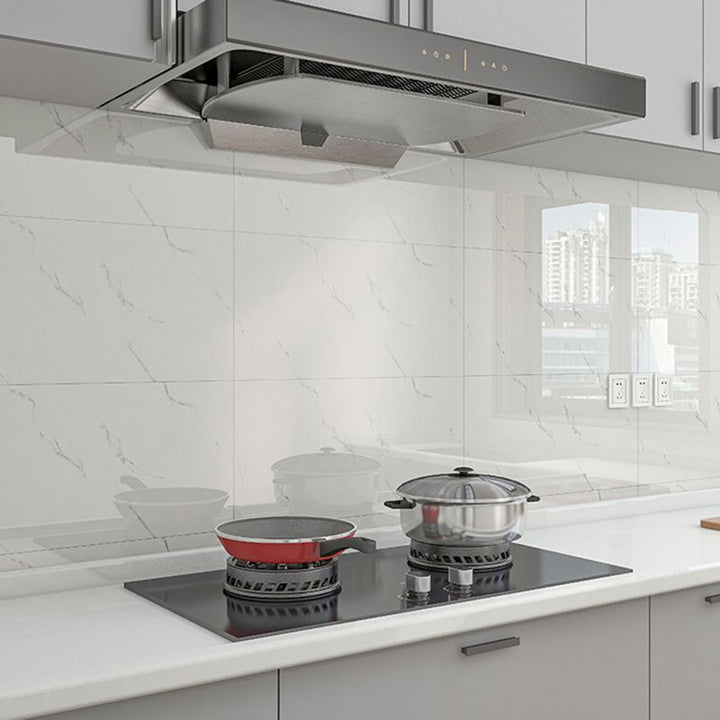 Lisslune | Modern Splash Protection Tiles Smooth Splash Protection Wallpaper for the Kitchen