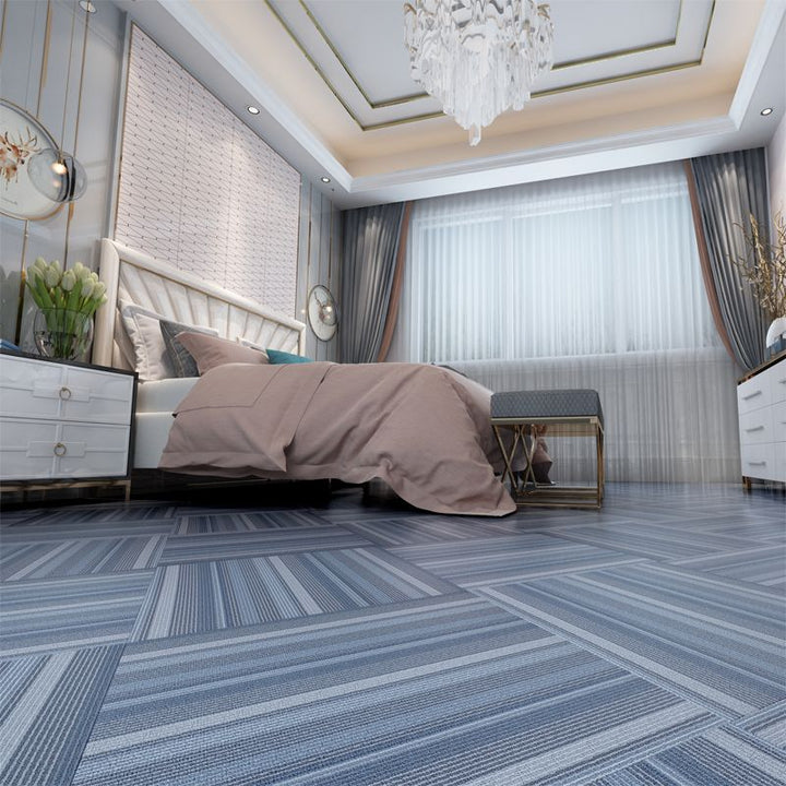 Lisslune | Peel and Stick PVC flooring Mat Fabric Look Vinyl flooring for the bedroom