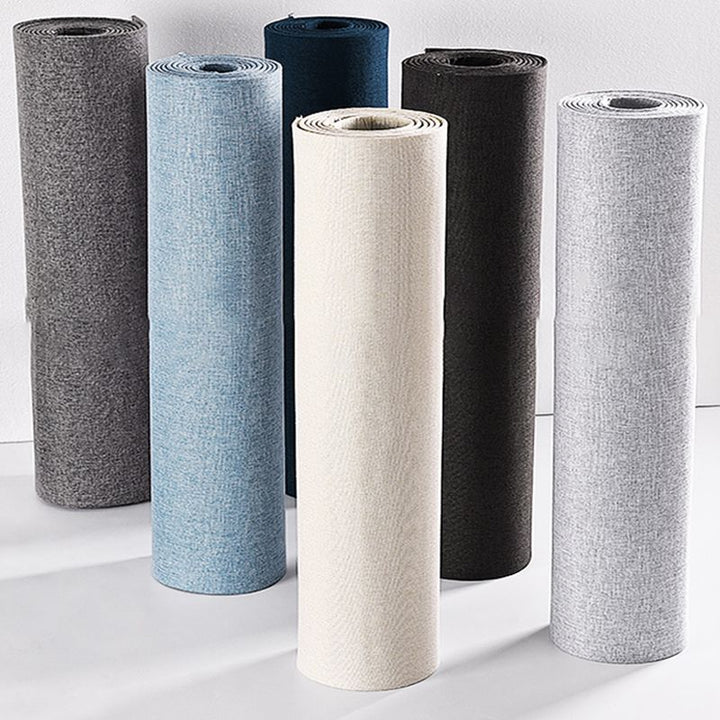 Lisslune | 3D-embossed splash guard panels peel and stick solid color wall cladding