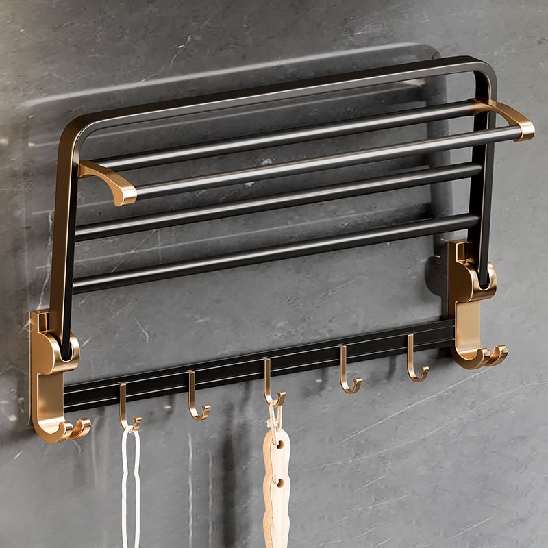 Lisslune | Traditional Black Aluminum Bathroom Fittings Set Bathroom Accessories Kit