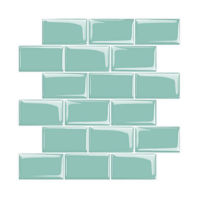 Lisslune | Peel and Stick Tiles Rectangular Stain Resistant PVC Subway Peel and Stick Tiles for the Kitchen