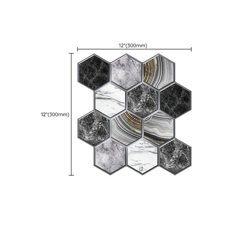 Lisslune | 3D Wall Panel Modern Minimalistic Home Living Room Bathroom Panel Wall (5-Pack)