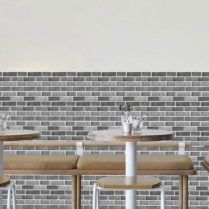 Lisslune | Industrial Wall Panel 3D Brick Bathroom Living Room Wall Panels Set of 5