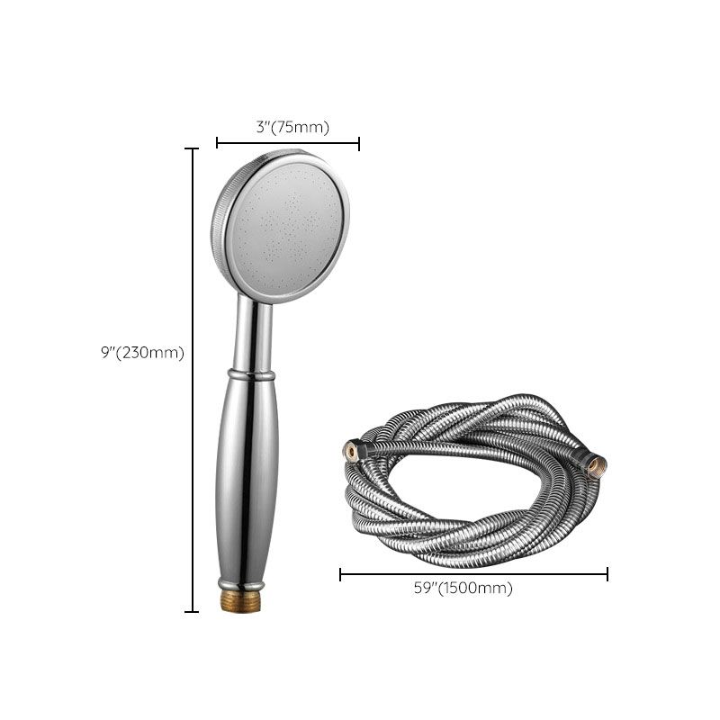 Lisslune | Contemporary Shower Head Metal Handheld Shower Head with Adjustable Water Flow