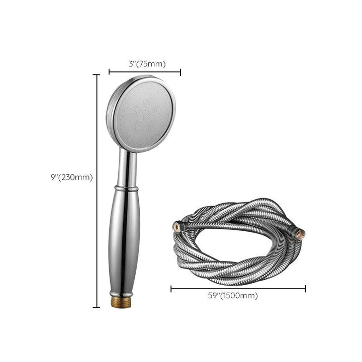 Lisslune | Contemporary Shower Head Metal Handheld Shower Head with Adjustable Water Flow