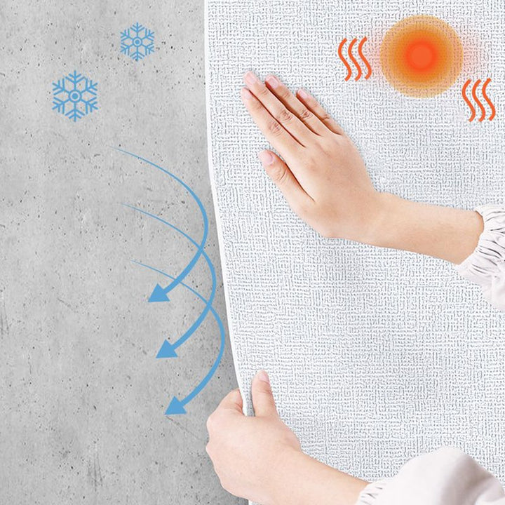 Lisslune | Foam wall panel fireproof living room solid color removable and stick-on wall panel