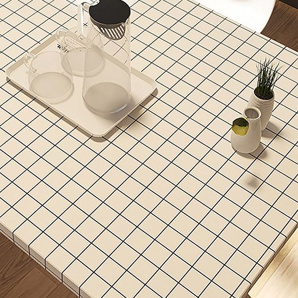 Lisslune | White Peel & Stick Tile Mirror Plastic Grid Wallpaper for Kitchen and Bathroom