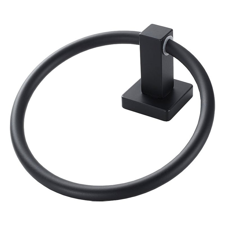 Lisslune | Traditional Bathroom Accessories Set Black Towel Ring Bathroom Shelf Bathroom Accessories Set