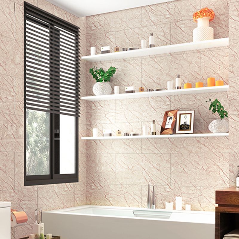 Lisslune | Mosaic Tiles Peel & Stick Tile PVC Kitchen Waterproof Wall Cladding Peel and Stick Wall Tile