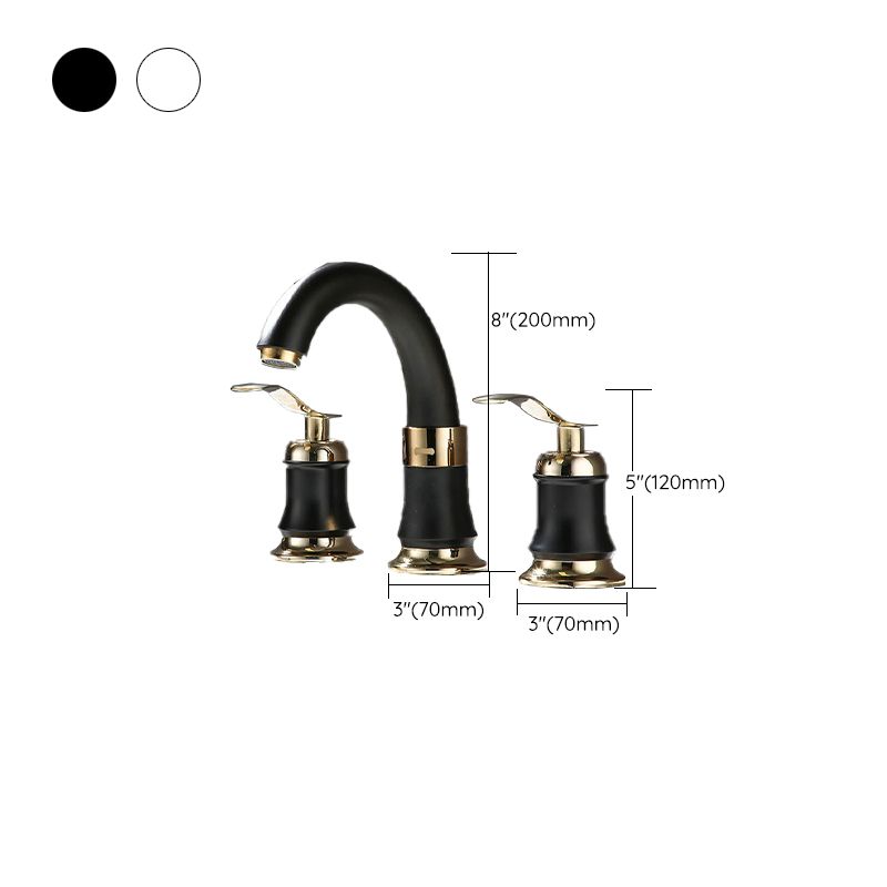 Lisslune | Modern Vessel Faucet Metal Lever Handles Low Arc Vessel Faucet for Home
