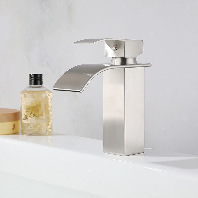 Lisslune | Waterfall Faucet Sink Bathroom Faucet Light Luxury Sink Faucet