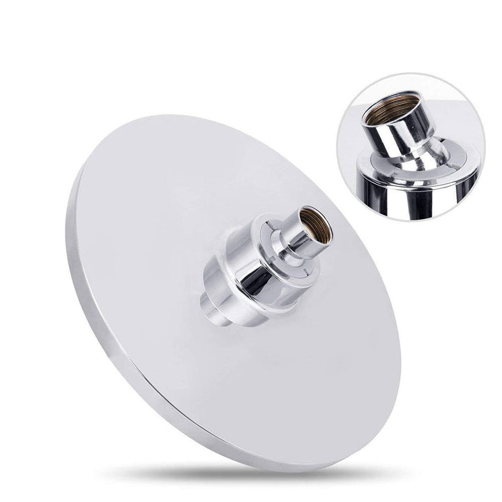 Lisslune | Contemporary Fest Shower Head Round Shower Head Combo in Silver