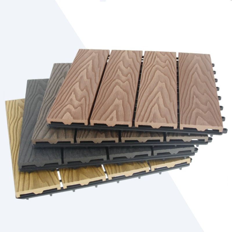 Lisslune | Floor Bullnose Click Lock Wire Brushed Wood Tiles