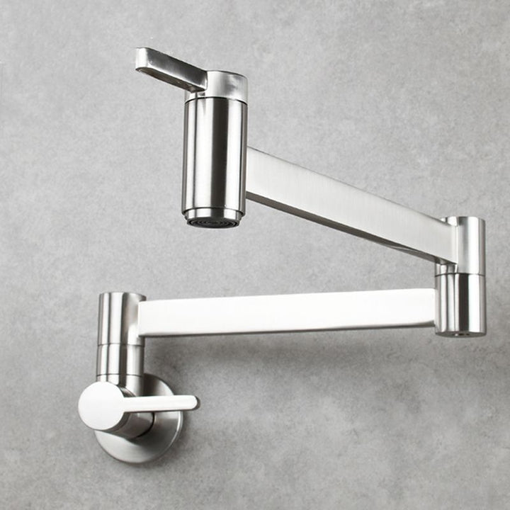 Lisslune | Beautiful Wall Mounted Brass Fixtures Stain Resistant Wall Mounted Bathroom Faucet