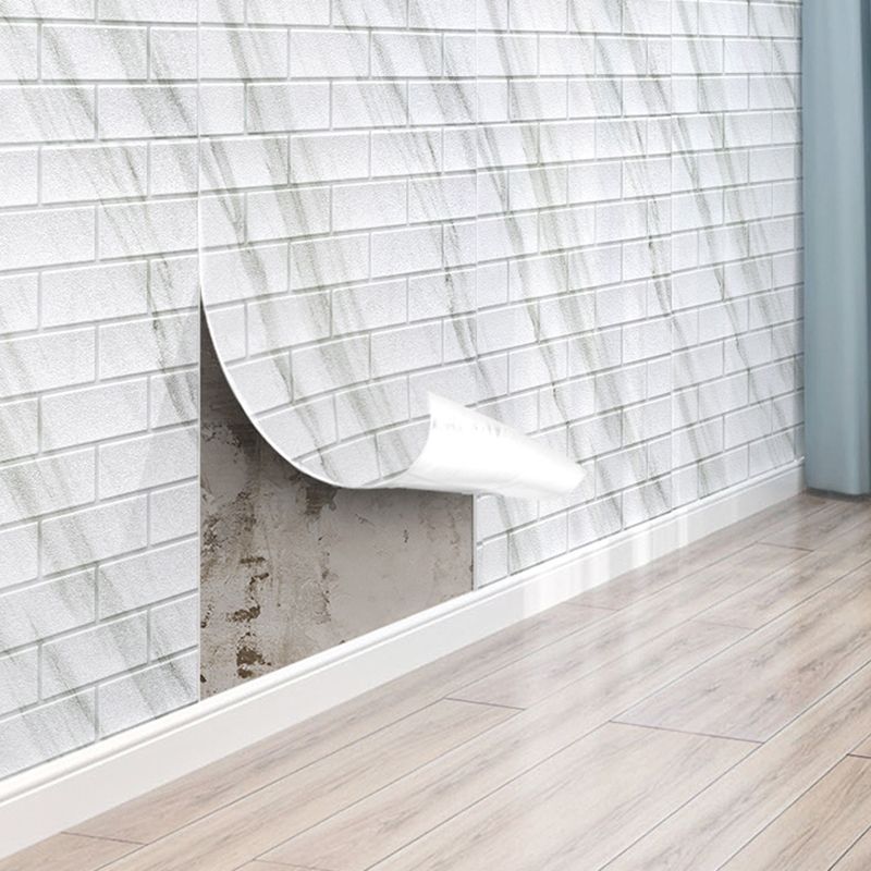 Lisslune | Industrial Wall Panel, 3D Brick Bathroom Wall Panels Set of 2