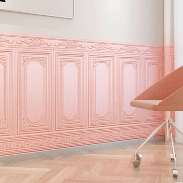 Lisslune | Contemporary waterproof 3D wall panel veneer for peeling and sticking for interior walls