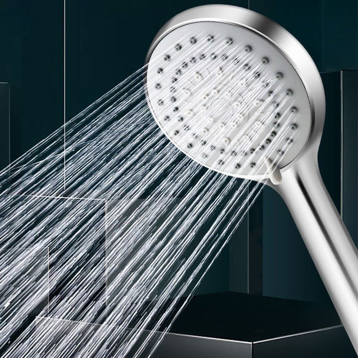 Lisslune | Modern Adjustable Handheld Showerhead Chrome Round Handheld Showerhead