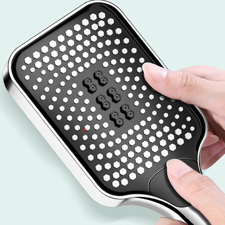 Lisslune | Modern Rectangular Handheld Shower Self-Cleaning Wall-Mounted Handheld Shower
