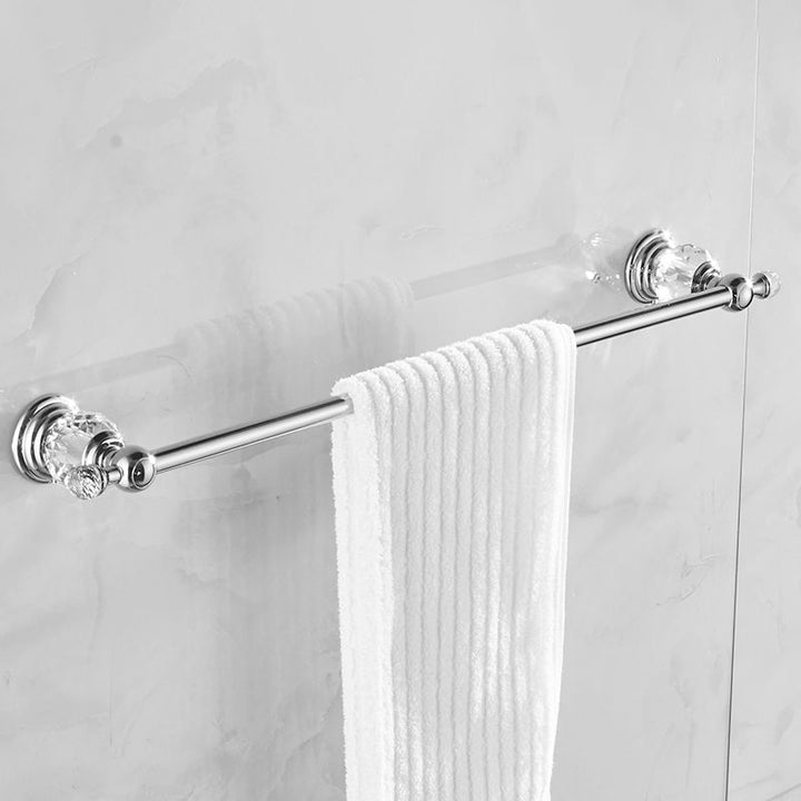 Lisslune | Modern Bathroom Accessories Hardware Set Silver Accessories Hardware Set