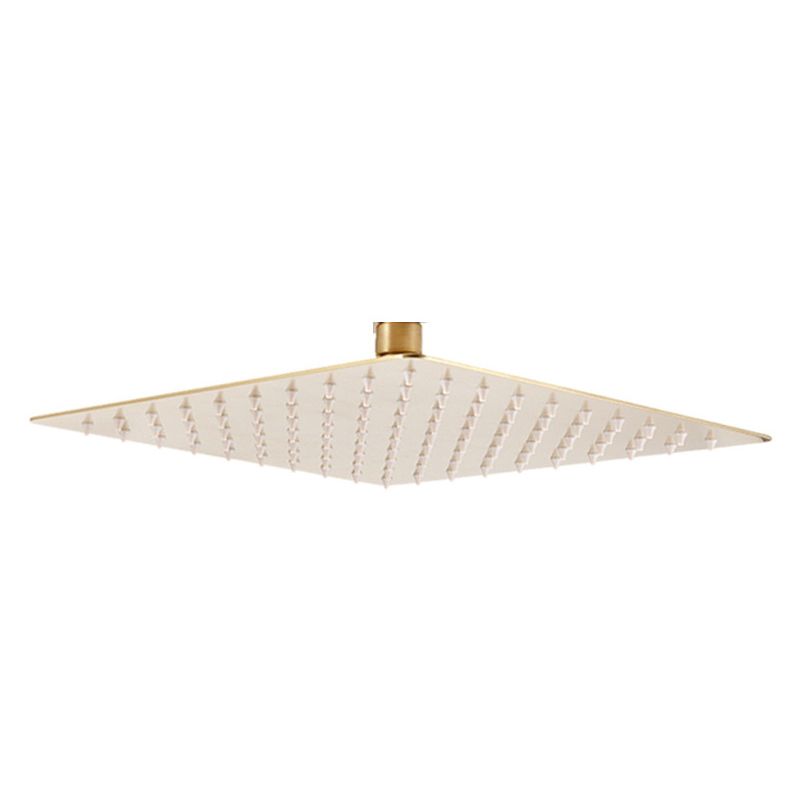 Lisslune | Stainless Steel Square Shower Head Standard Spray Pattern Wall Mounted Shower Head